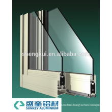 Powder Coating 808 Sliding Window Aluminum section windows Aluminum Profiles